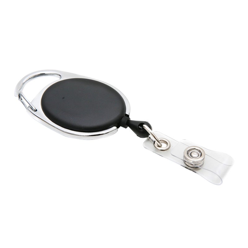 SICURIX Quick Clip ID Card Reel, Black - Image 2